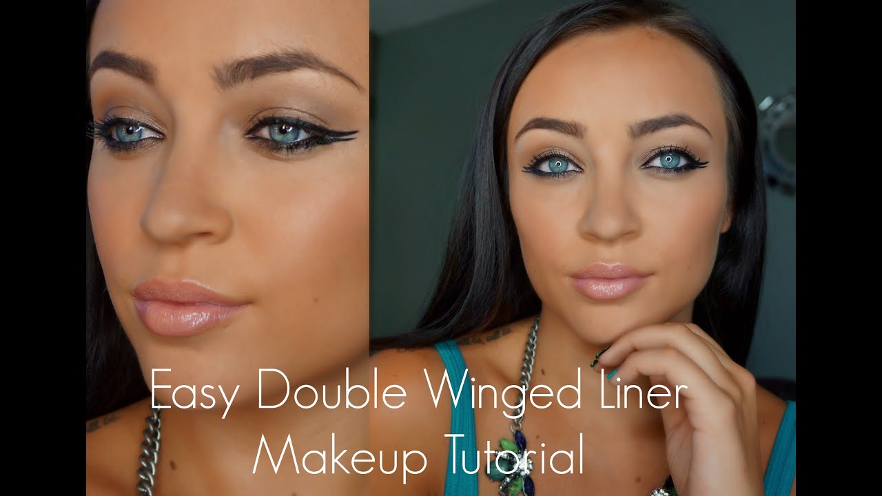 Easy Double Winged Liner Makeup Tutorial