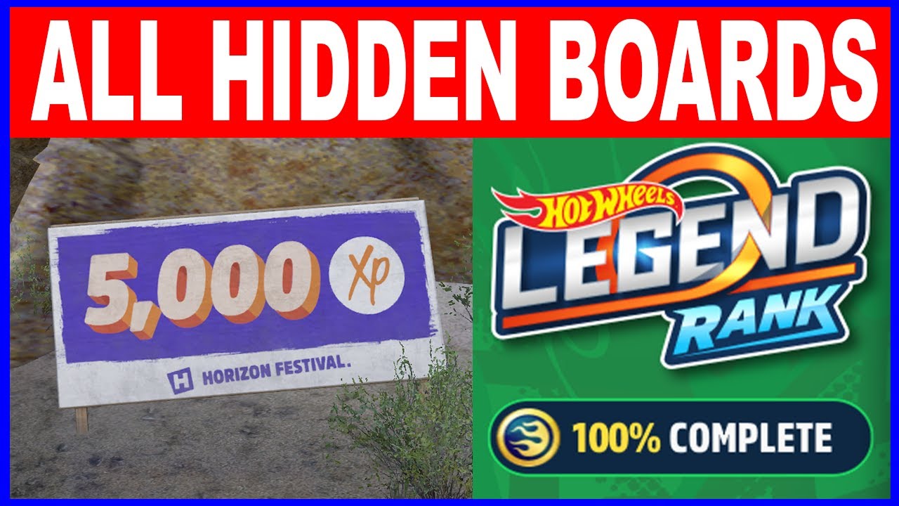 Forza Horizon 5 All Hidden Bonus Boards Locations -  Hot Wheels Soared and Board