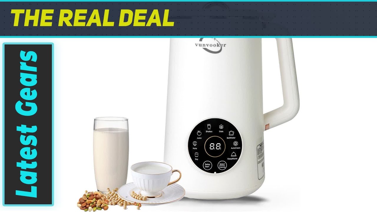 35oz Nut Milk Maker Machine by Vunvooker: Unleashing the Best Homemade Dairy-Free Beverages