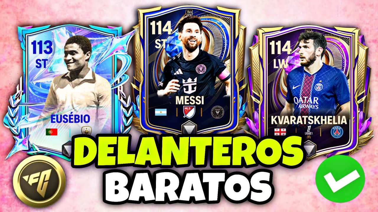 🏆¡LOS MEJORES DELANTEROS BARATOS de FC MOBILE! (DC, ED, EI) ✅