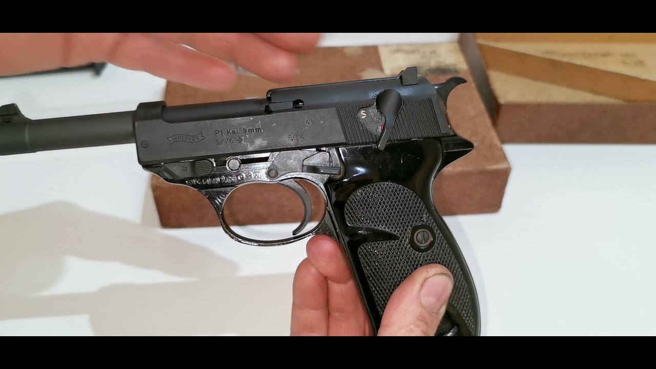 Opis pistolja Walther P38 P1