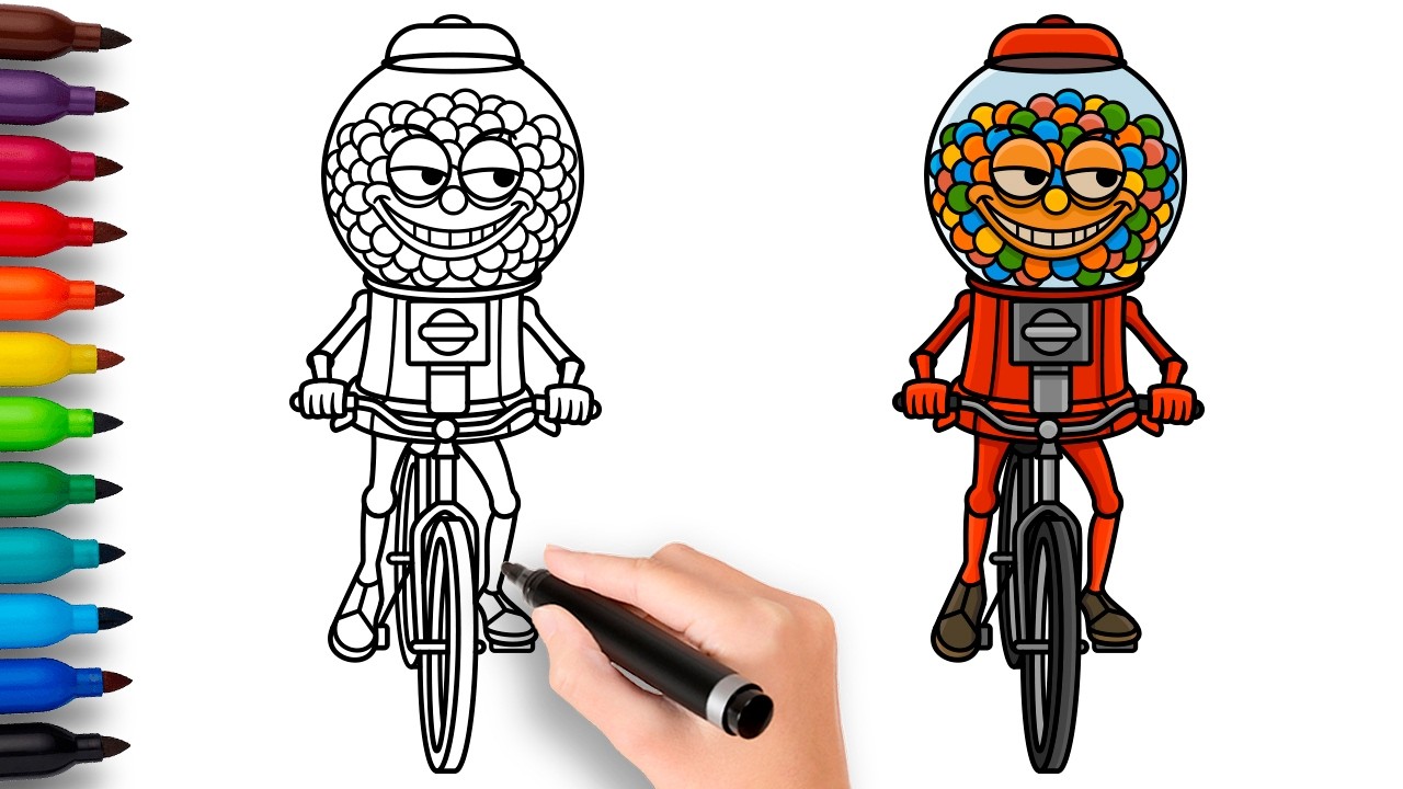 HOW TO DRAW CHICLETEIRA BICICLETEIRA | Italian Brainrot Animals - Easy Step by Step Drawing