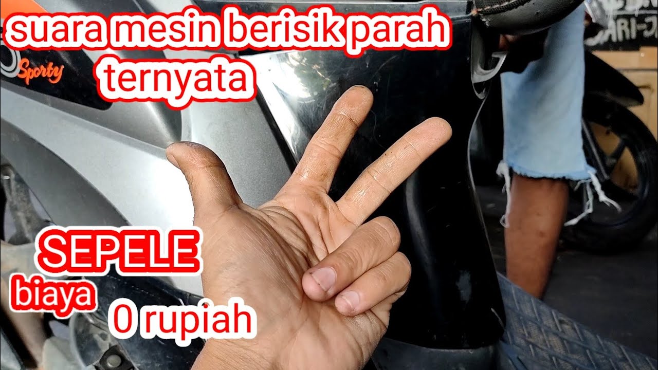 Fino 125 mesin kasar ternyata sepele (tidak usah turun mesin)