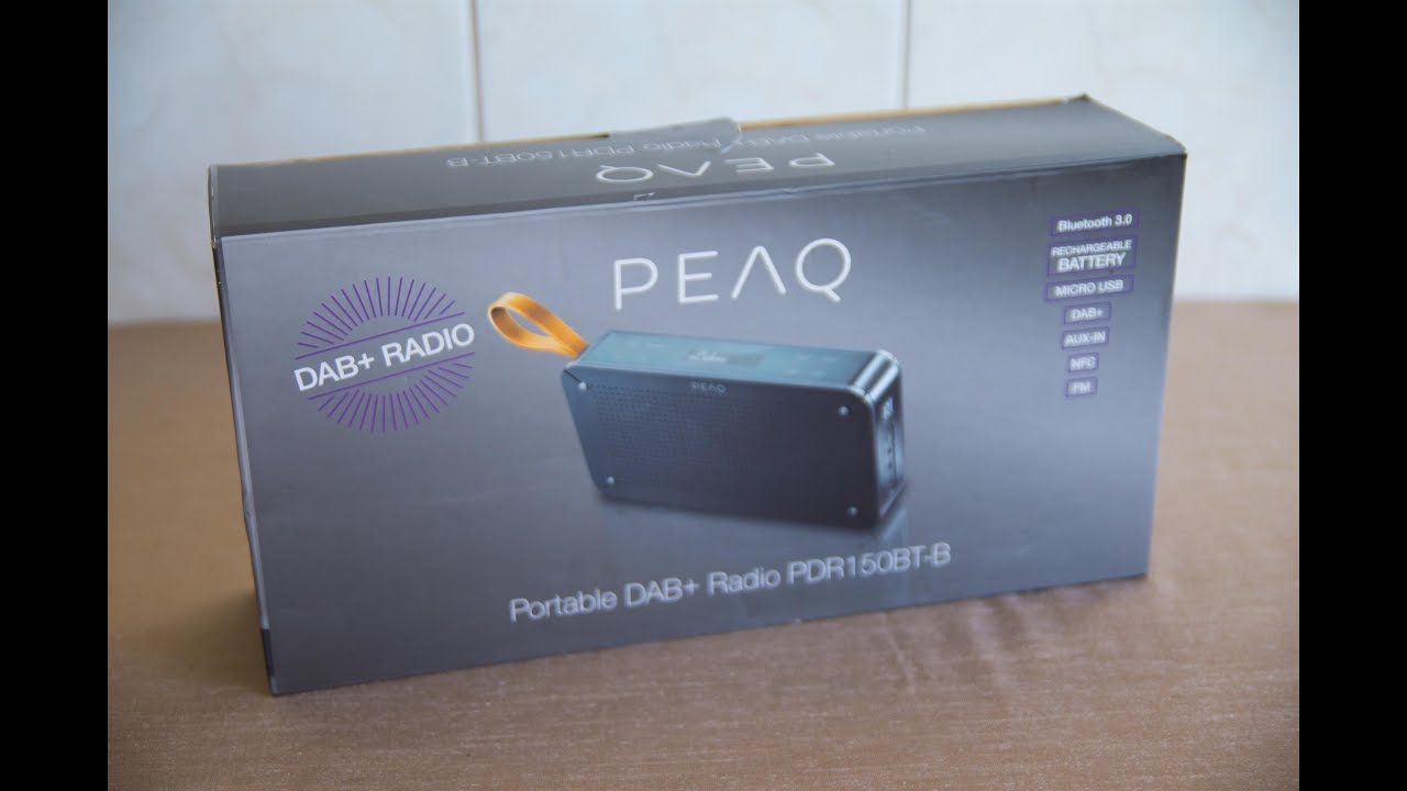 Радиоприемник PEAQ PDR150BT-B (Bluetooth колонка)