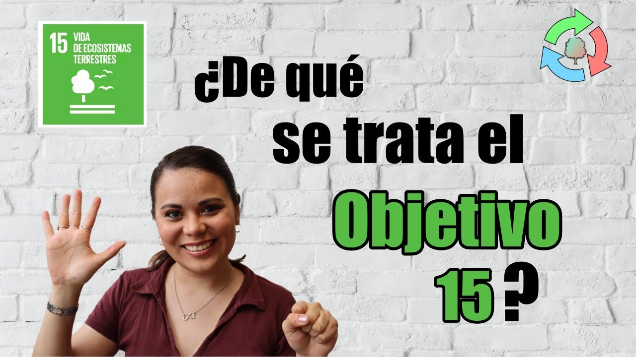 Objetivo 15. Vida de ecosistemas terrestres. Objetivos Desarrollo Sostenible