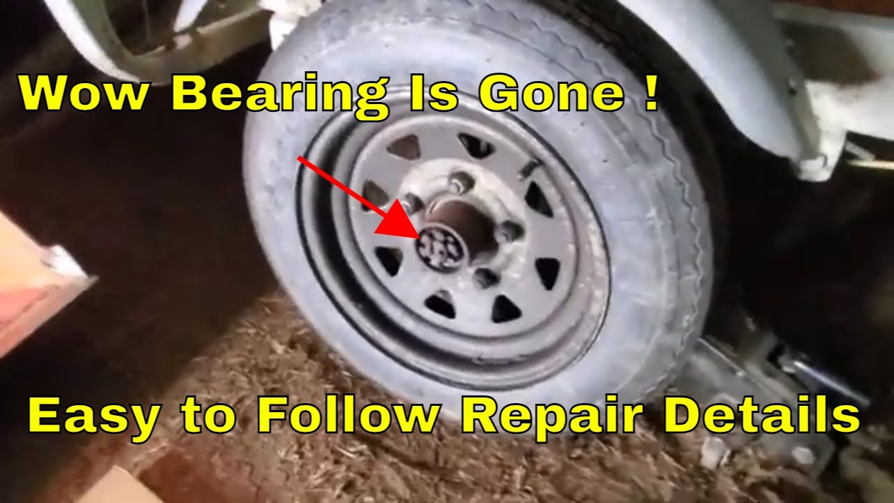 Easy How To Repair And Service Utility Trailer And Boat Trailer Wheel Bearings Seals And Hubs.