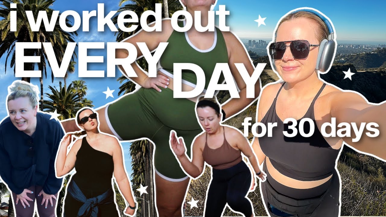 i worked out EVERY DAY for a month...this is what happened