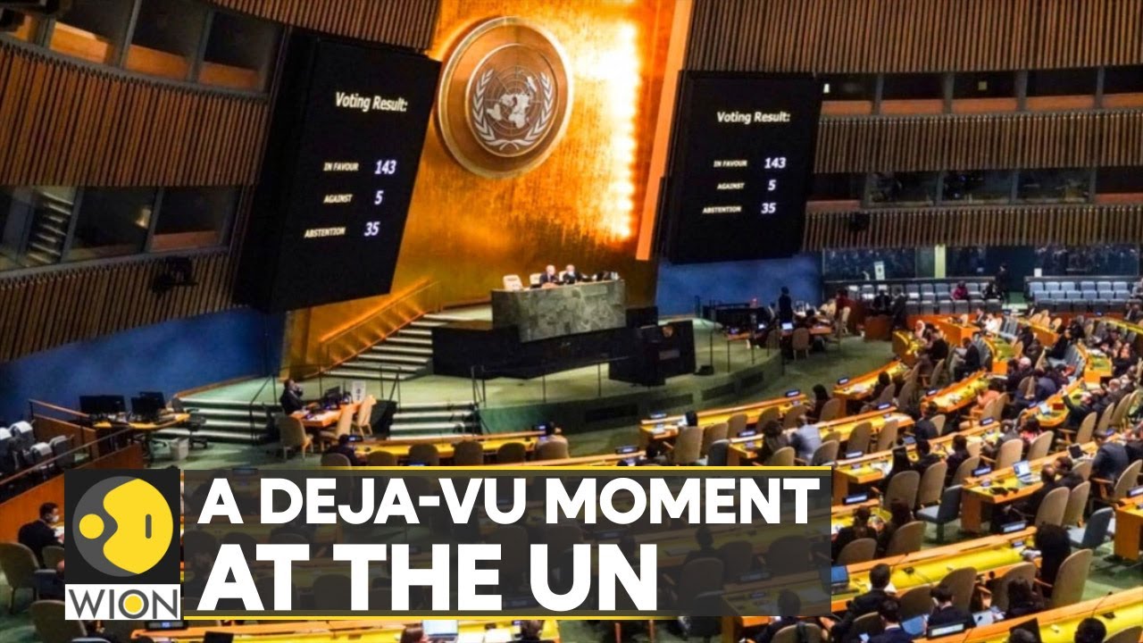 UN General Assembly adopts resolution condemning Russia&rsquo;s attempted annexation of Ukraine&rsquo;s regions