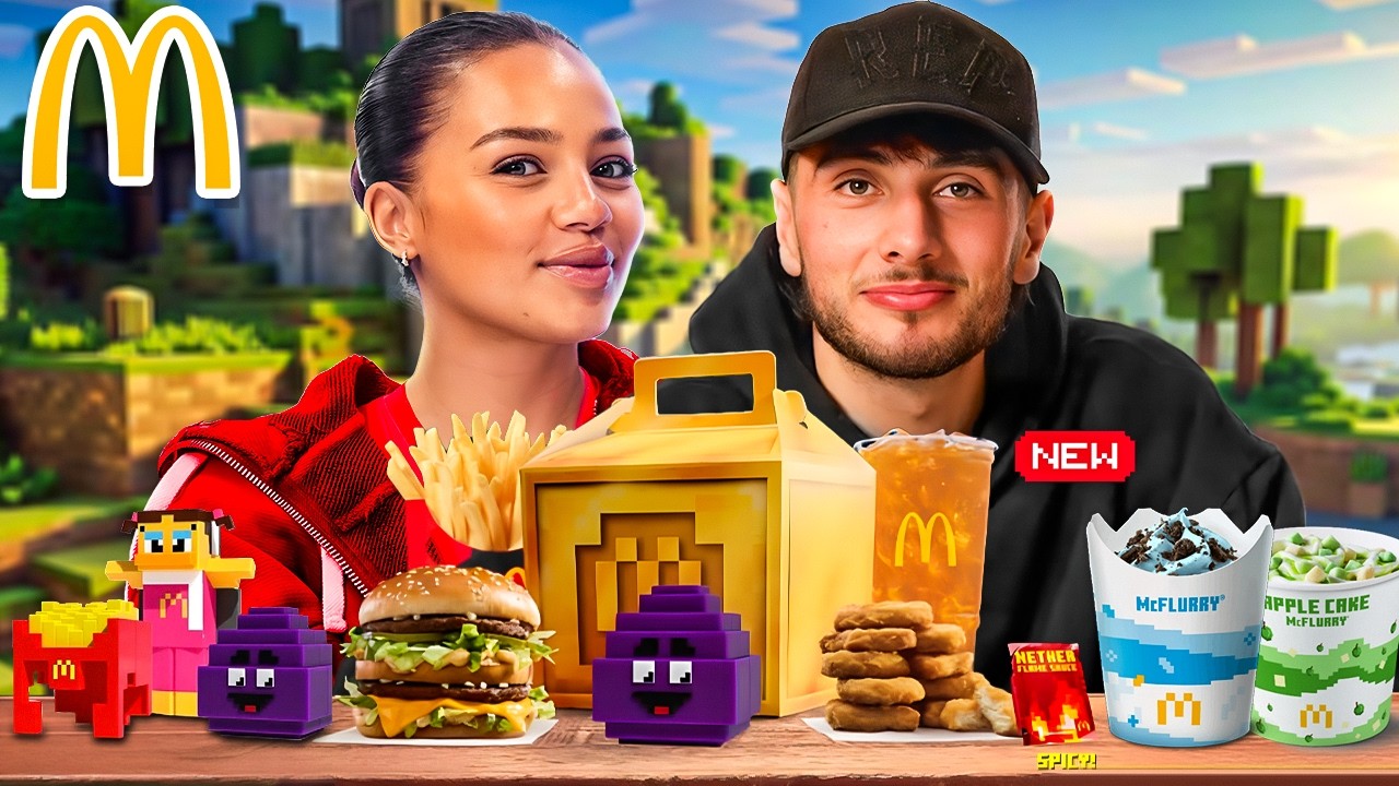 Мы попробовали меню Minecraft от McDonald’s...