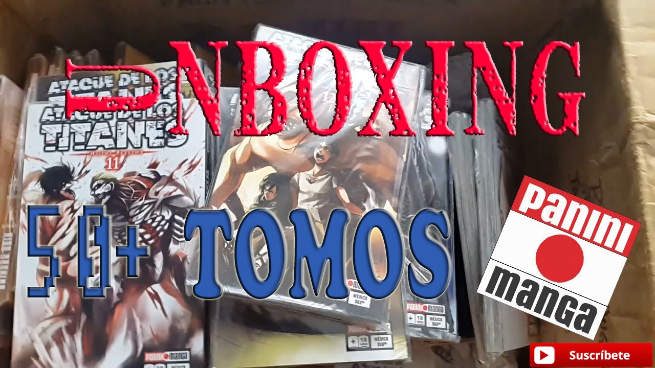 UNBOXING!! MANGAS PANINI 50+