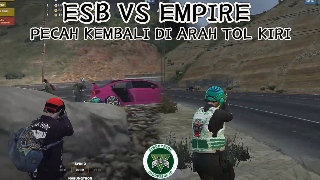 ESB VS EMPIRE| PECAH KEMBALI DI ARAH TOL KIRI| #indopriderp #esb #empireidp 