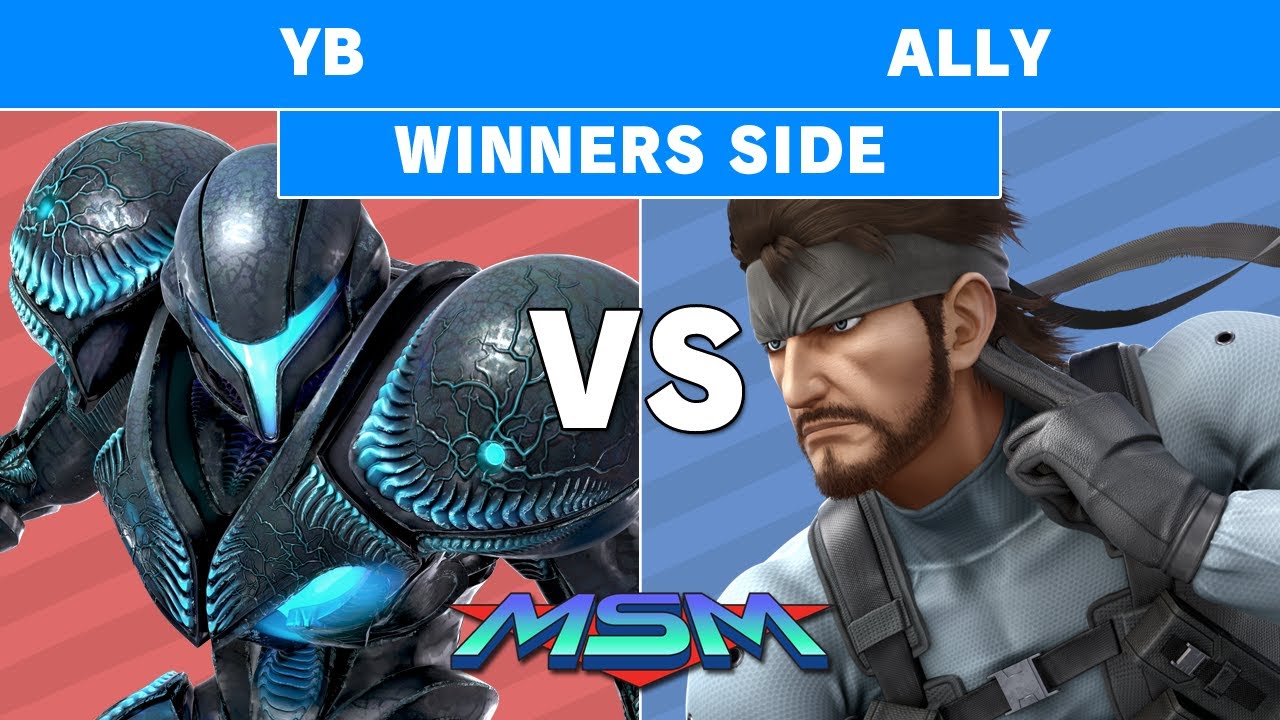 MSM 185 YB (Dark Samus) vs Ally (Snake) Winners Pools - Smash Ultimate