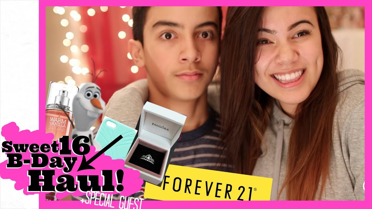 SWEET 16 BIRTHDAY HAUL! + Special Guest! :o