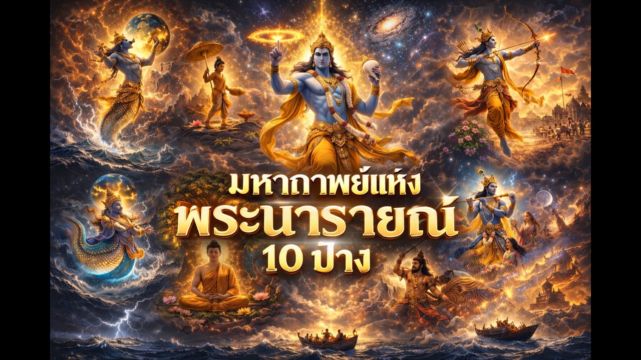 พระนารายณ์ 10 ปาง (ทศาวตาร) l May อยากเล่า