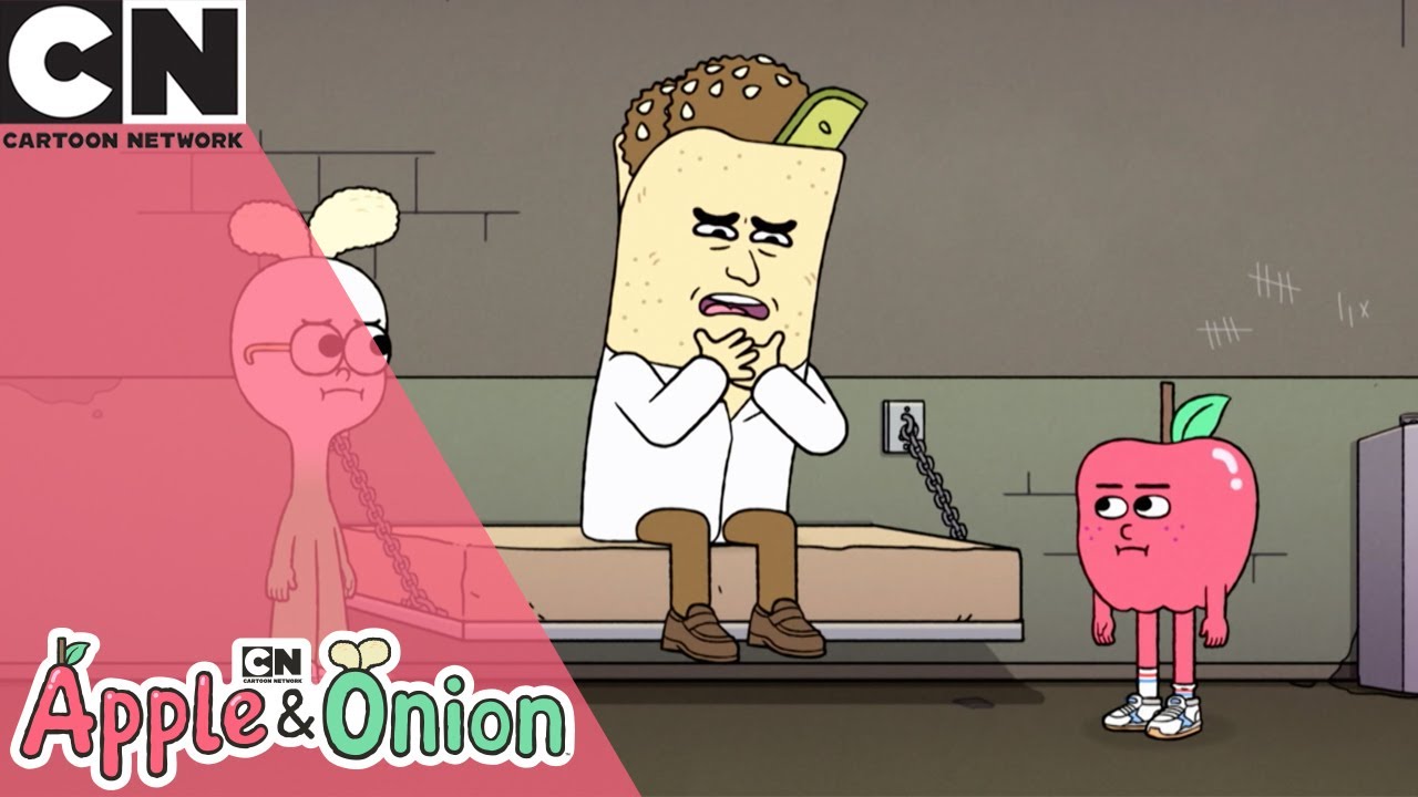 Apple and Onion | Falafel goes to jail | Cartoon Network UK 🇬🇧