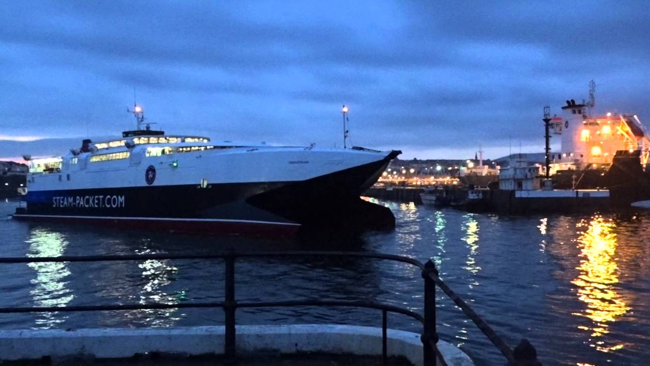 H.S.C. Manannan departing Douglas for Liverpool 03/04/16 (Blunt Bow)