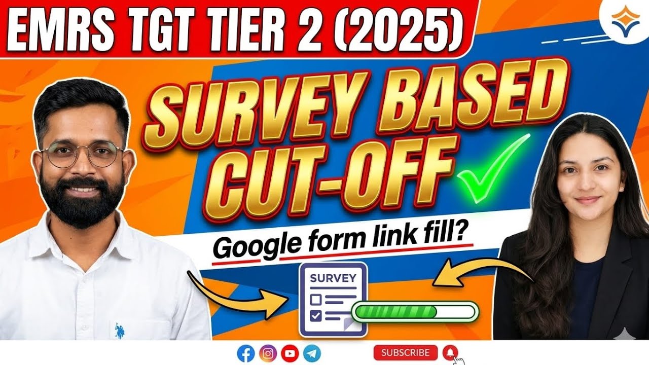 EMRS Tier 2 Cut Off TGT | Survey | Google Form #emrs #emrstier2 #exam #cutoff