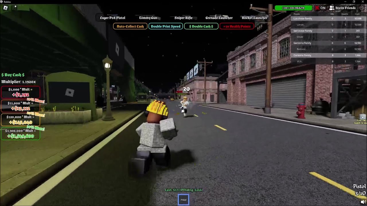 Roblox - Mafia Tycoon - Gameplay