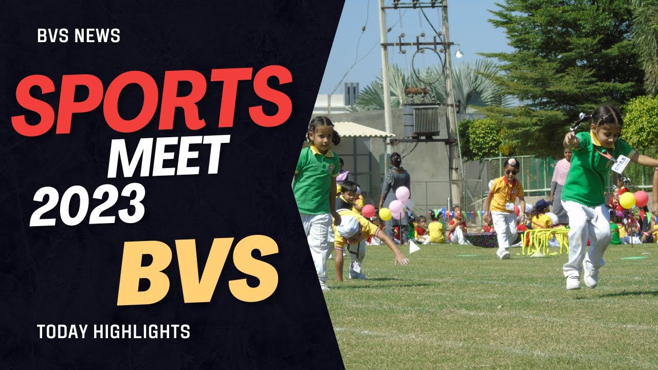 Sports Meet 2023 Nursery To UKG #British #victoria school