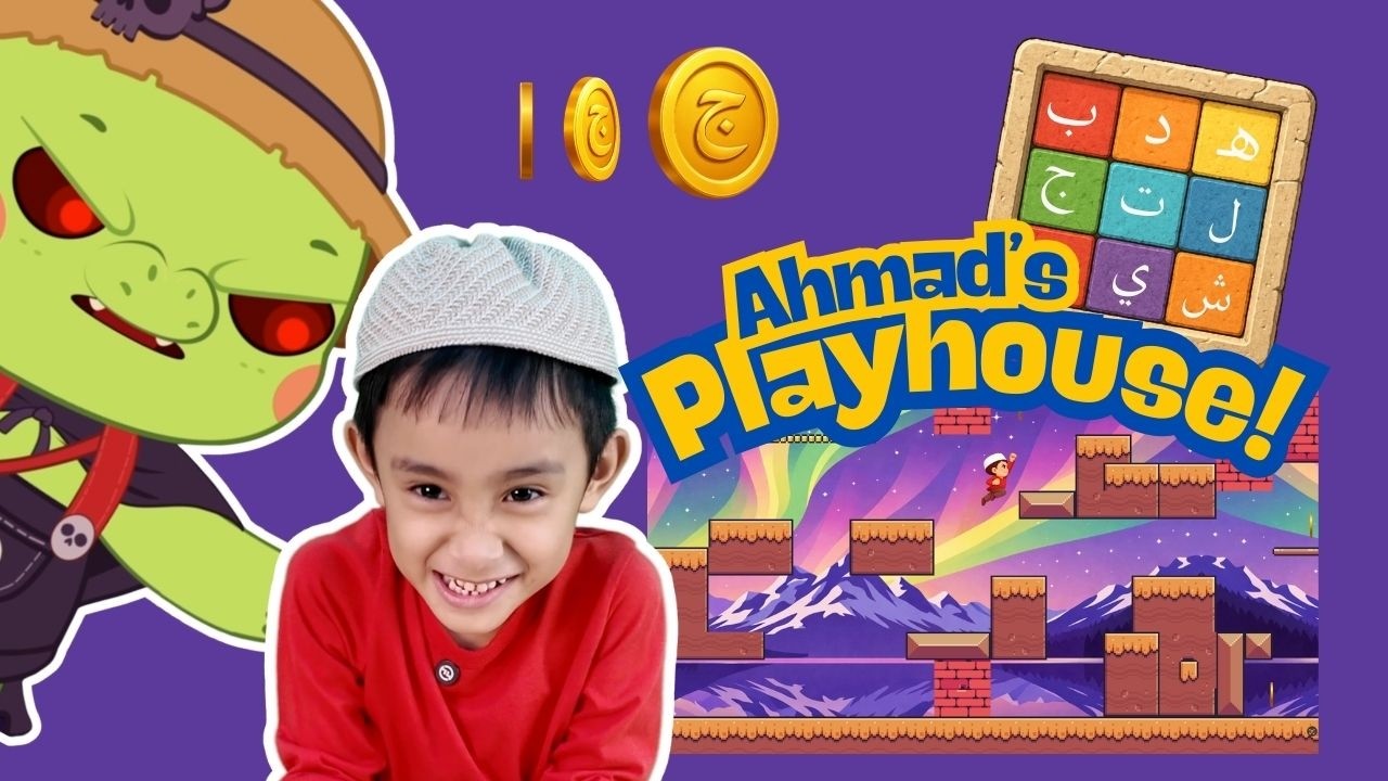 (Jim) ج  | Arabic Letter | Mengenal Huruf Hijaiyah Sambil Bermain  – Ahmad’s Playhouse |  Alif Ba Ta