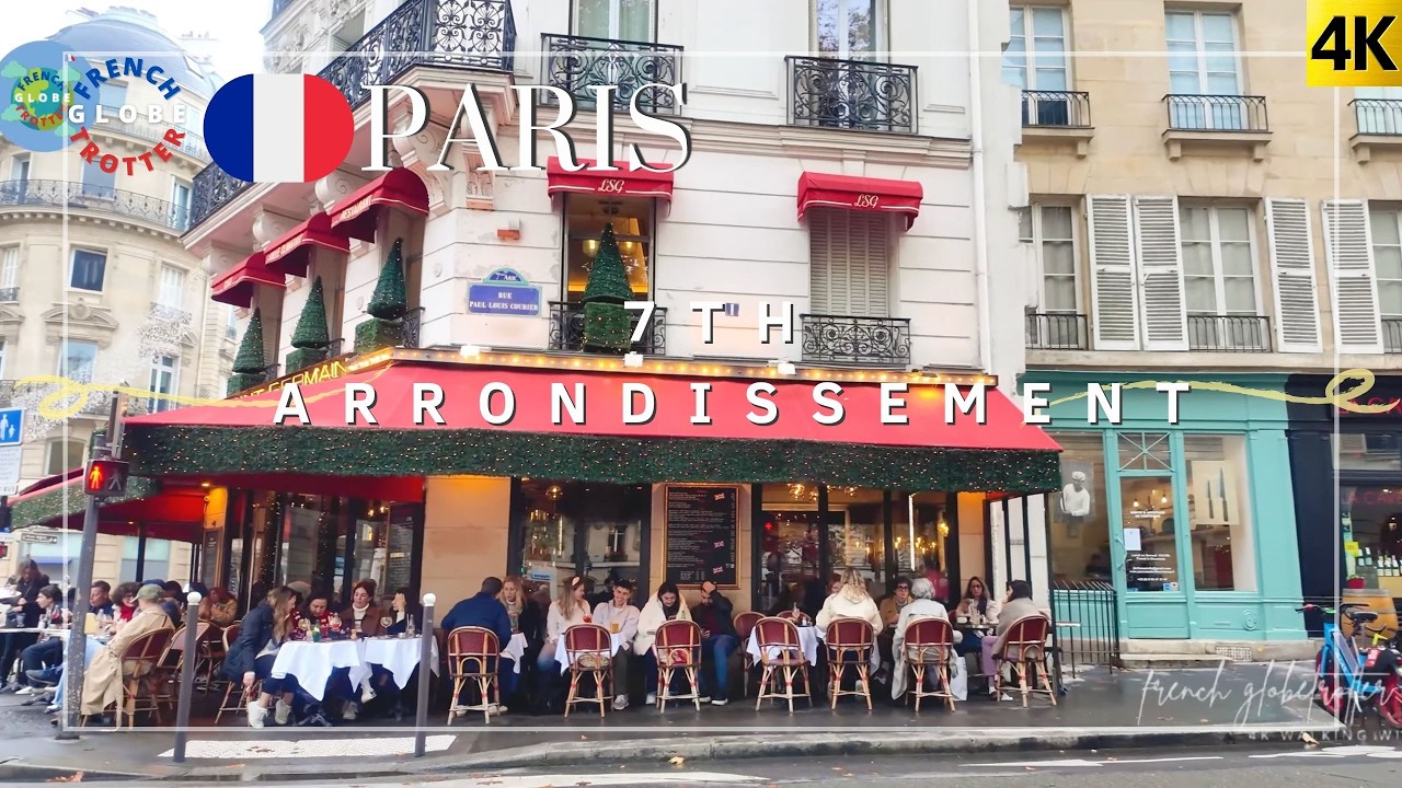 Paris 7th arrondissement Rive Gauche Walking Tour 4K🇫🇷 Musée d'Orsay➜  Rue du Bac➜ Rue de Grenelle