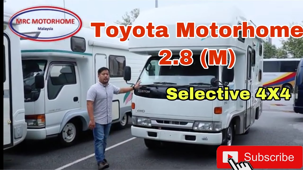 [SOLD] Toyota Camroad Motorhome 2.8 (M) 4X4 Hi lo gear selective 