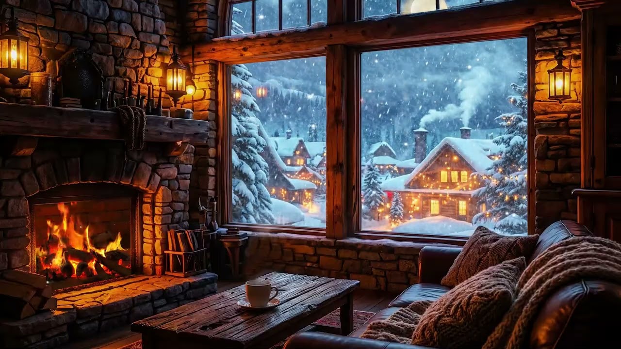 ASMR Cozy Winter Ambience for Relaxation, Mental Reset and Deep Nighttime Rest