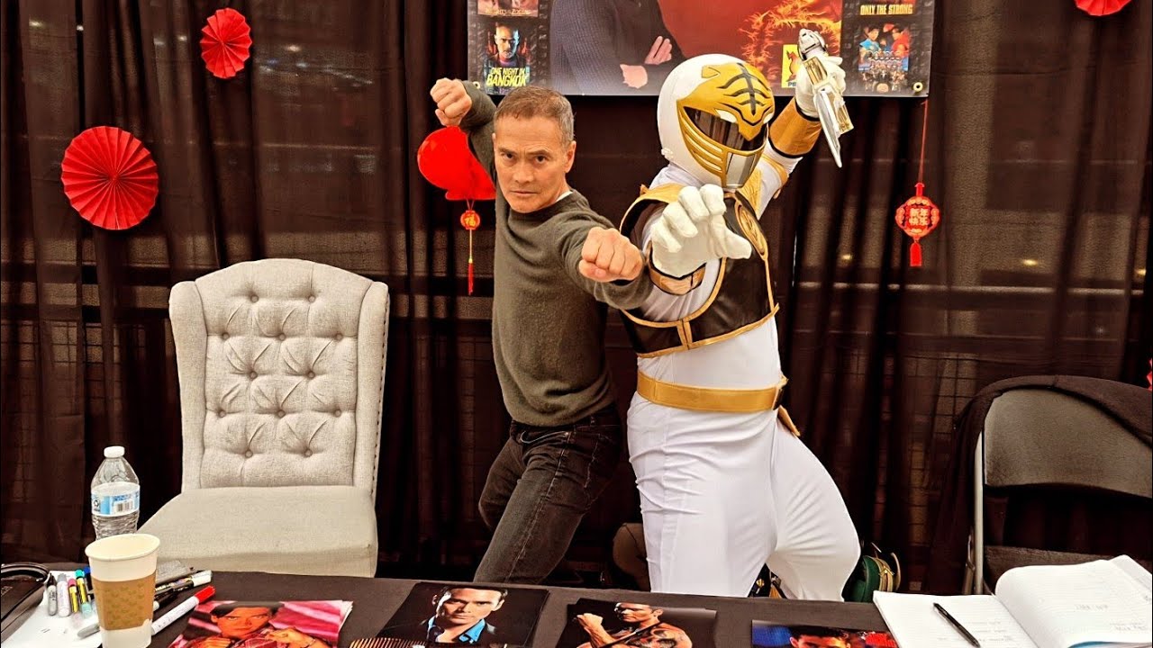 Karate performance and white ranger Asian new years festival 2026 #cosplay #2026 #Asiannewyears