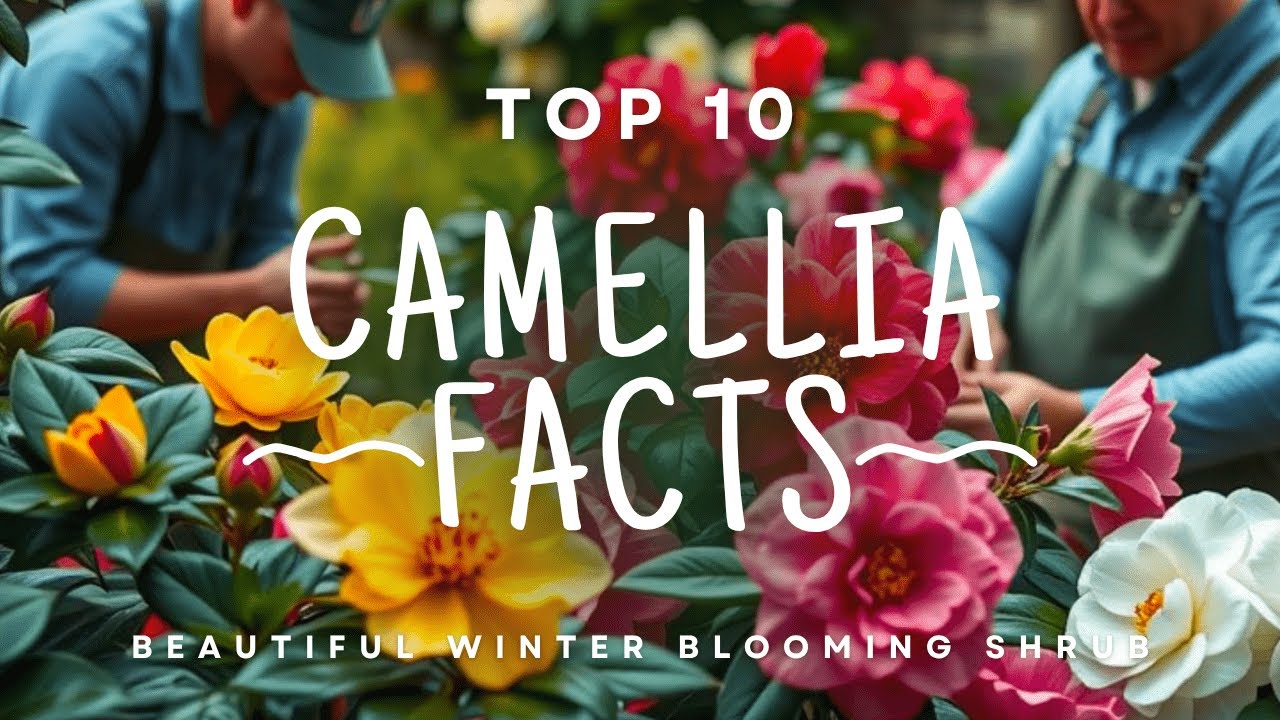 🌸 10 Surprising Camellia Flower Facts | Winter Blooming Shrub for Year-Round Garden Beauty!