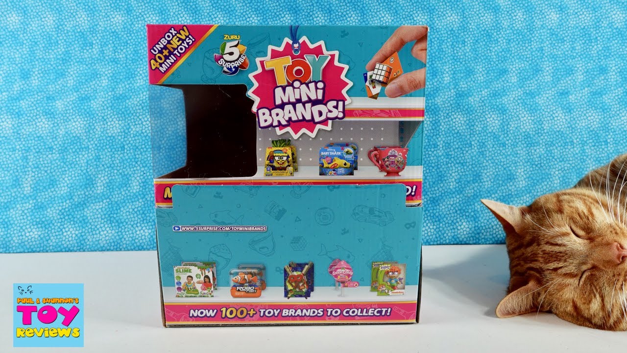 5 Surprise Toy Mini Brands Blind Bag Pack Figure Opening Review | PSToyReviews