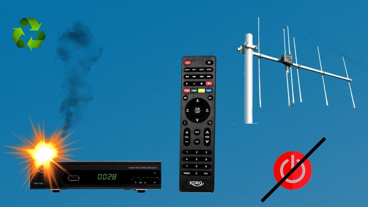 Conserto de dois recetores de TDT que não ligam