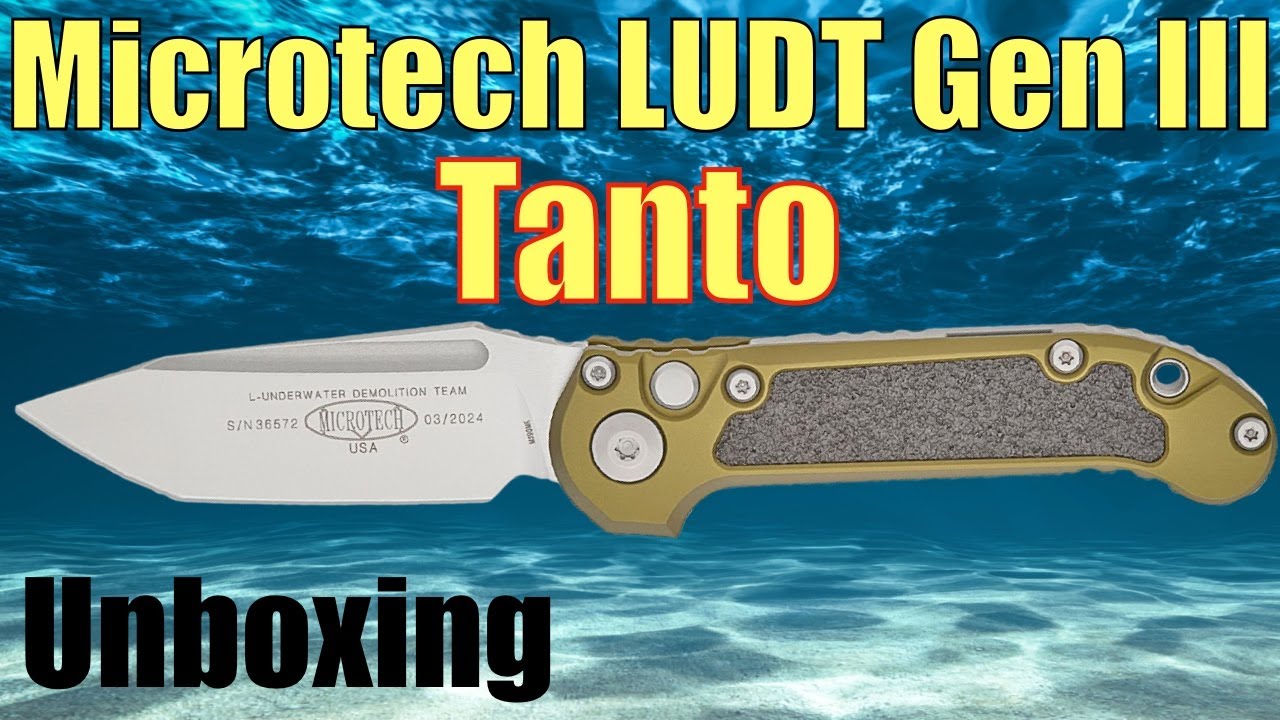 Microtech LUDT Tanto Gen III Auto - Распаковка