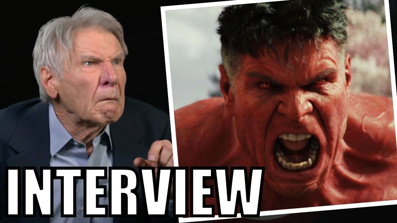 Harrison Ford Shows Off RED HULK Faces and Talks CAPTAIN AMERICA: BRAVE NEW WORLD | Interview