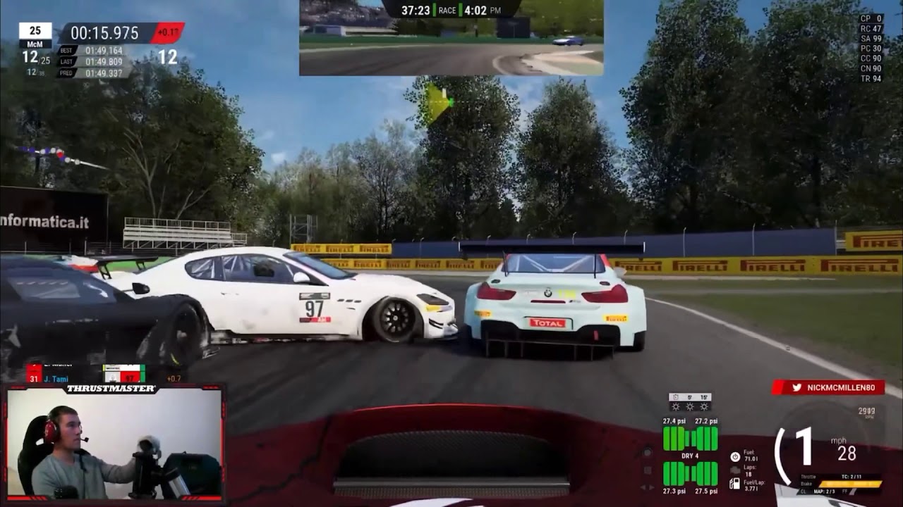 GT World Challenge America Esports - Onboard Monza Race Highlights