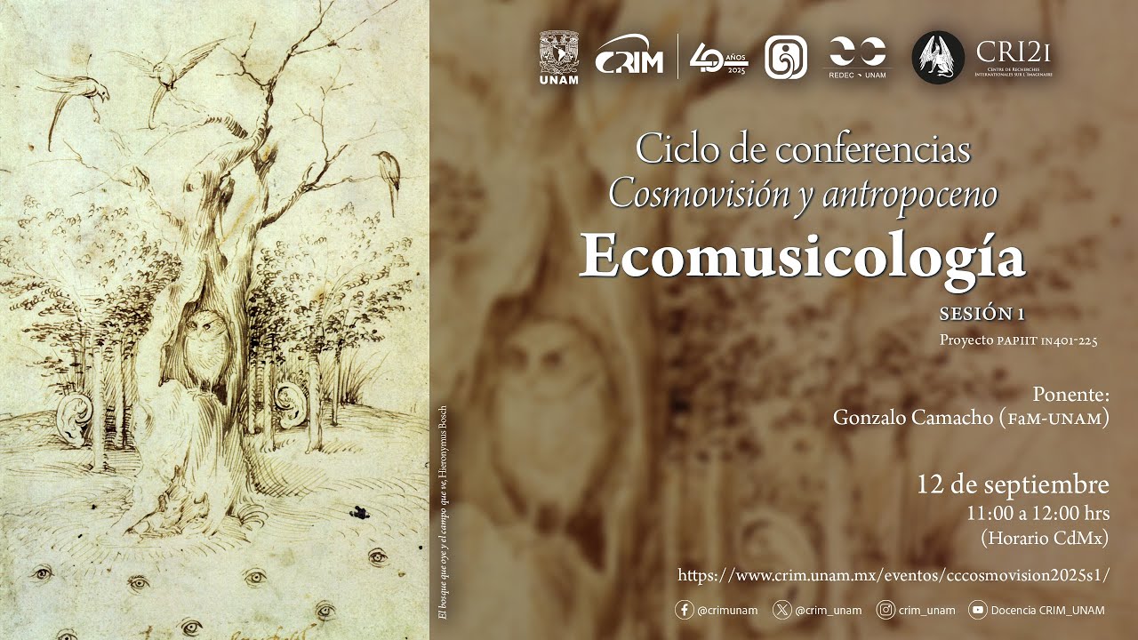 Ciclo de Conferencias Cosmovisión y antropoceno – sesión 1