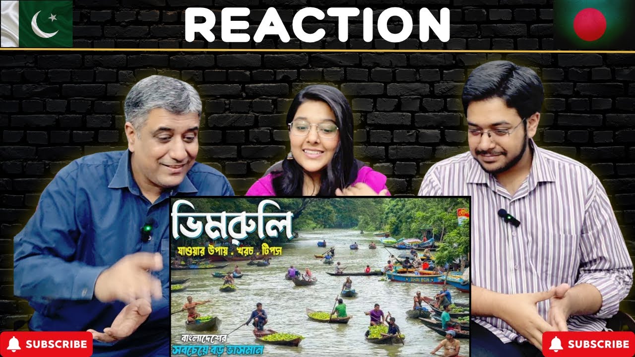 The LARGEST FLOATING MARKET in Bangladesh  🇧🇩 | Barishal | Reaction!