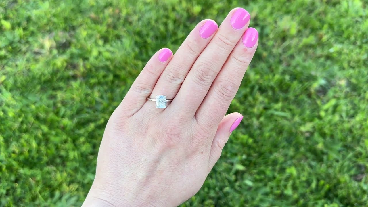Rare Carat Review - 2 Carat Cushion Cut Lab Diamond!