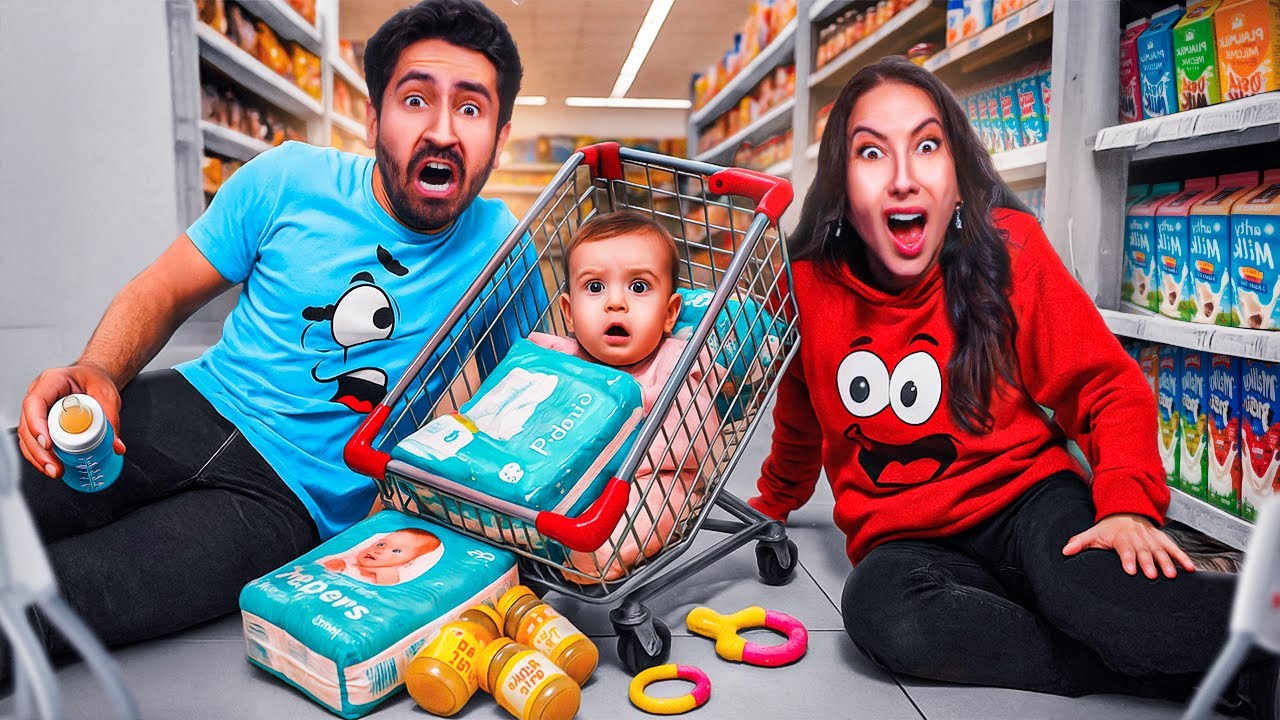 Levando um BEBÊ AO MERCADO pela primeira vez! (Pior decisão)