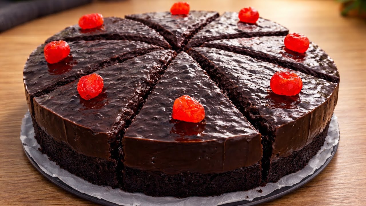 Rich & moist vegan chocolate cake !