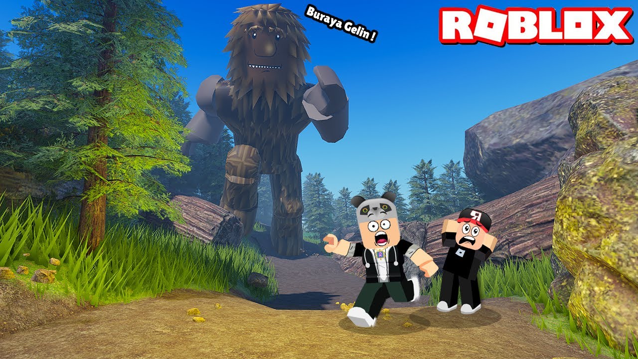 ORMAN DEVİNDEN KAÇIYORUZ !!  - Roblox