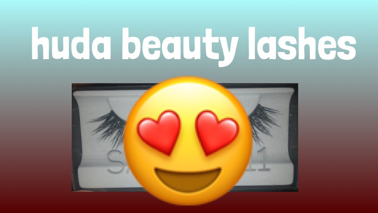 HUDA BEAUTY LASHES TRY ON| taniah harrison