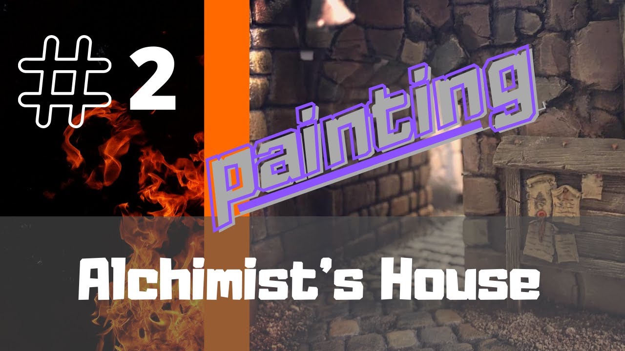 Peinture de la maison de l'alchimiste