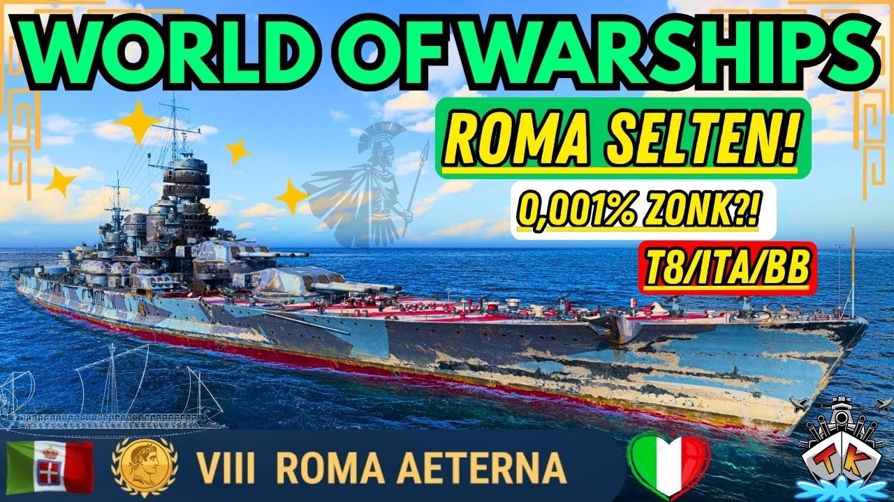 💛 Roma Aeterna &ndash; &bdquo;SELTEN aber ZONK&ldquo; 💛 | XL Special | World of Warships 🚢🔥
