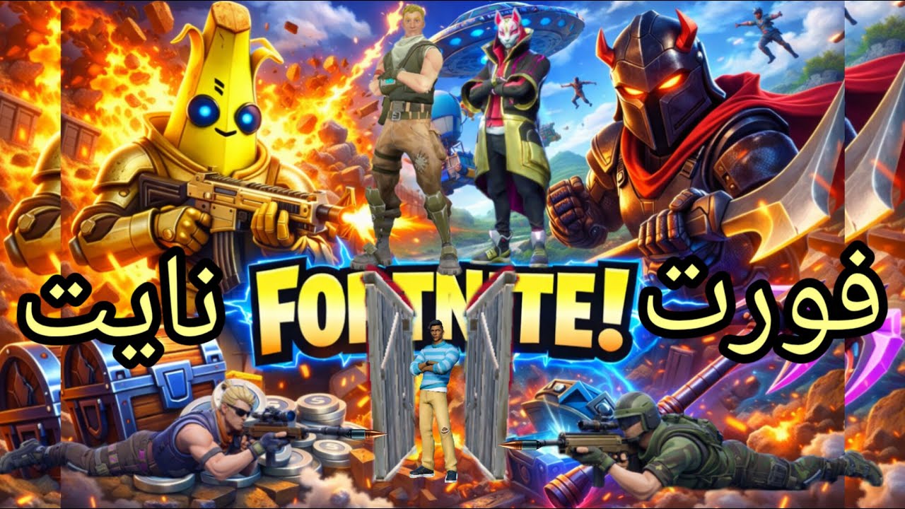 فورت نايت fortnite  : كنت بحقق المركز الاول