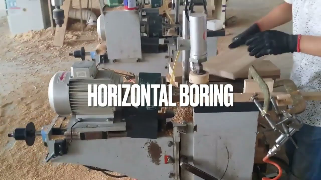 Mesin Perkayuan Radial Arm Saw Horizontal Boring CNC Milling