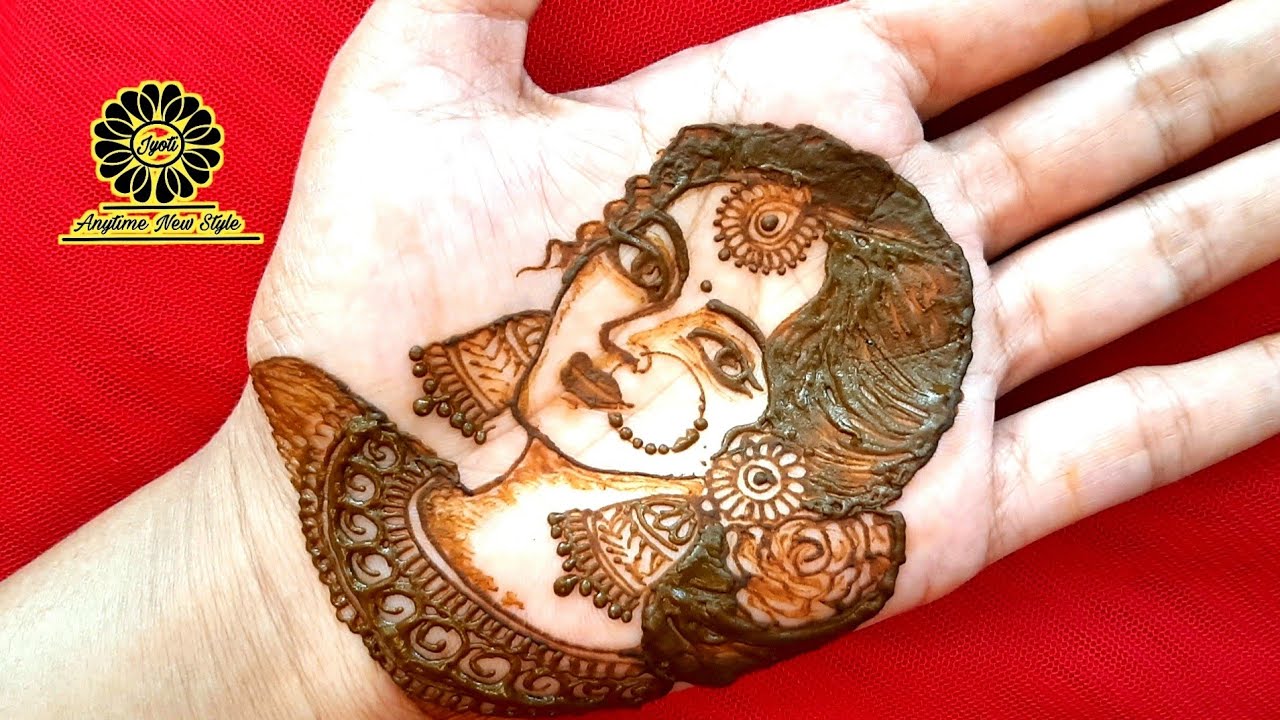 Simple Dulahan Mehandi Design | dulhan mehndi design | bride making using henna| new mehandi design