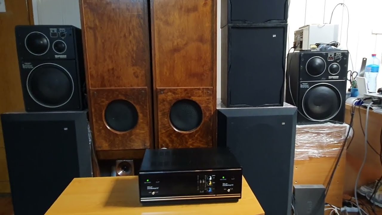 Professional HIFI amplifier ELA--Compact, FG-Elektronik & Telefunken TLX2 test