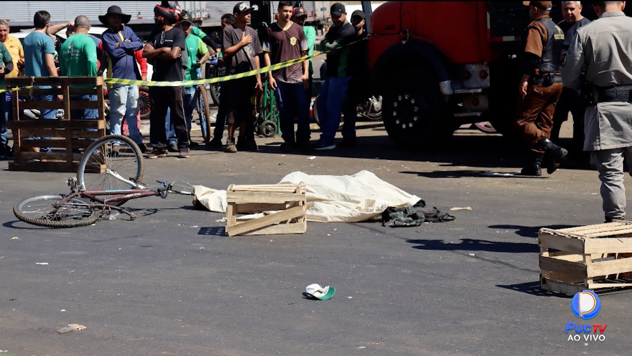 TRABALHADOR MORRE ATROPELADO DENTRO DA CEASA EM GOIÂNIA