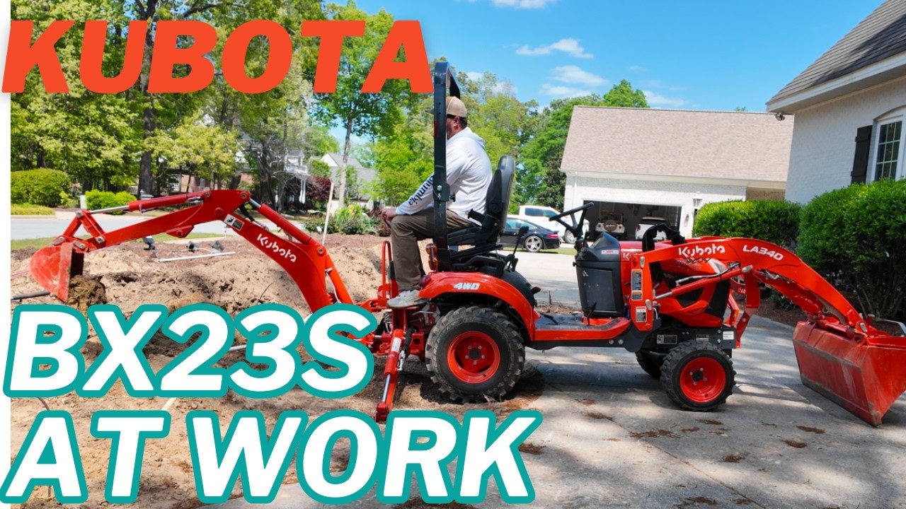 Kubota BX23s in Action