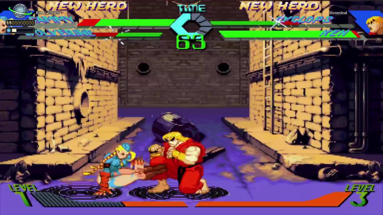 X - MEN  vs Street fighter 